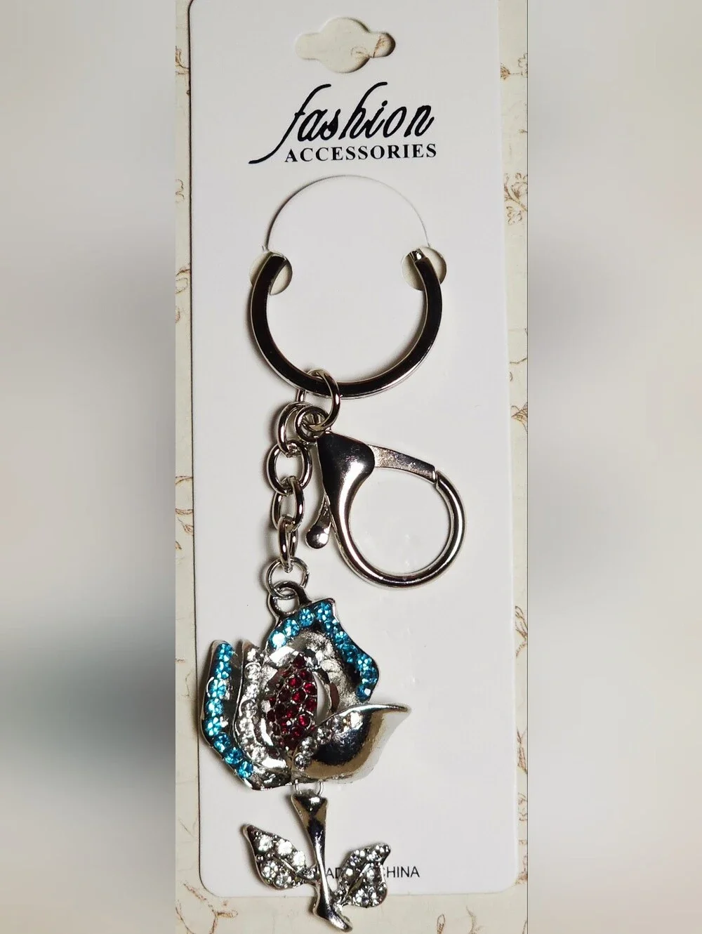 🌟 NWT Crystal Rhinestone Bag Charm & Keychain — Pick Your Style! 🌟